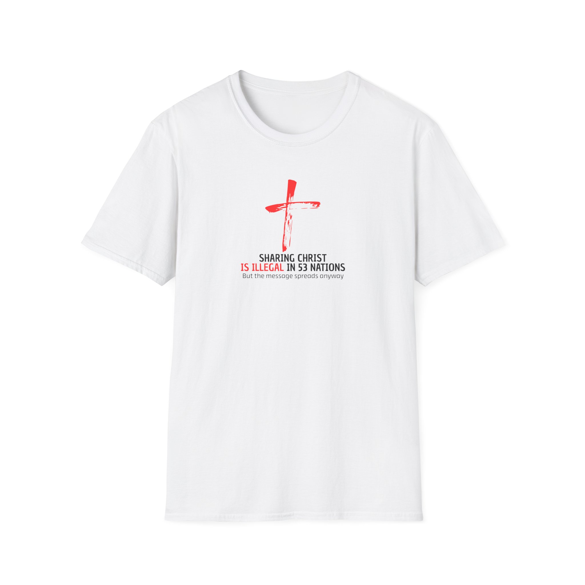 Unisex Christian T-Shirt – The Gospel Spreads in All 53 Restricted Nations - Image 5