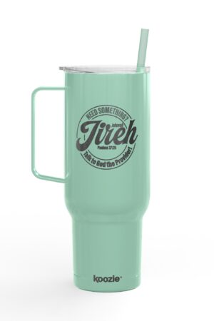 Jehovah Jireh 40oz Tumbler - 'Need Something?' Engraved Stainless Steel Travel Cup with Lid