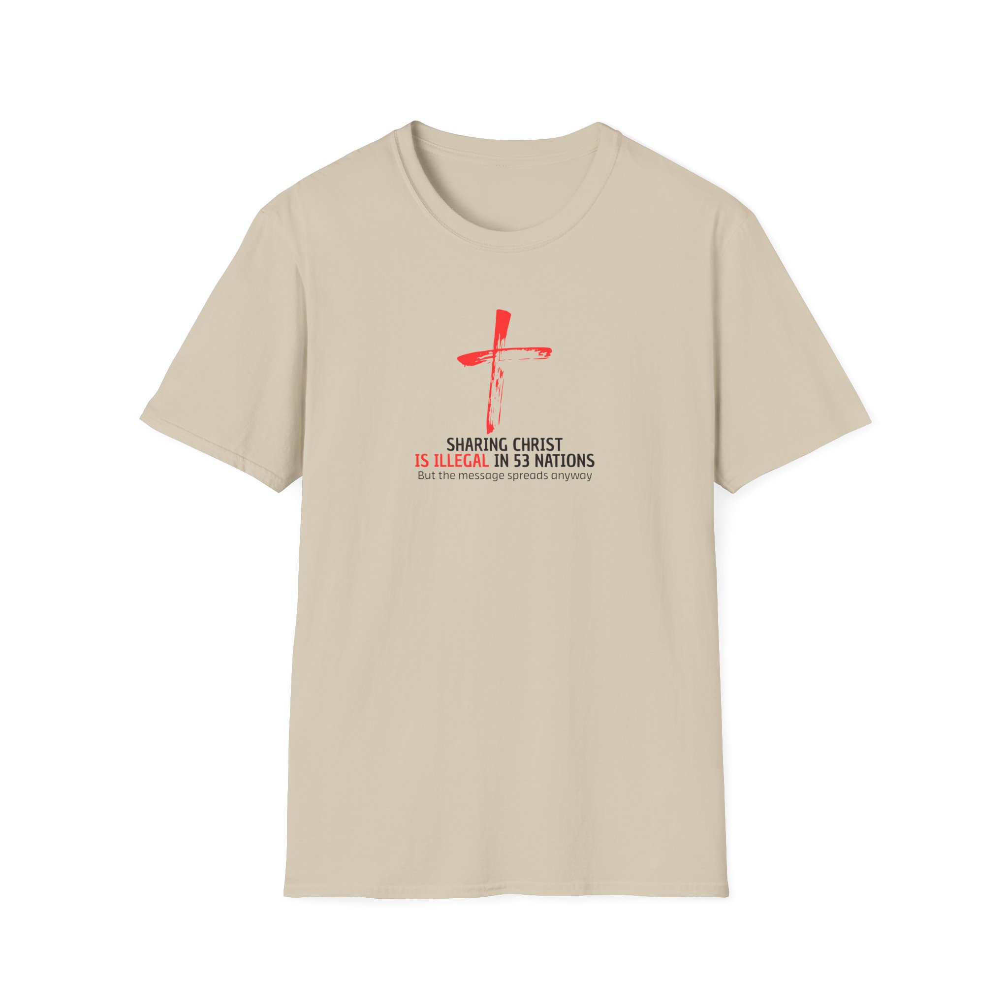 Unisex Christian T-Shirt – The Gospel Spreads in All 53 Restricted Nations - Image 9