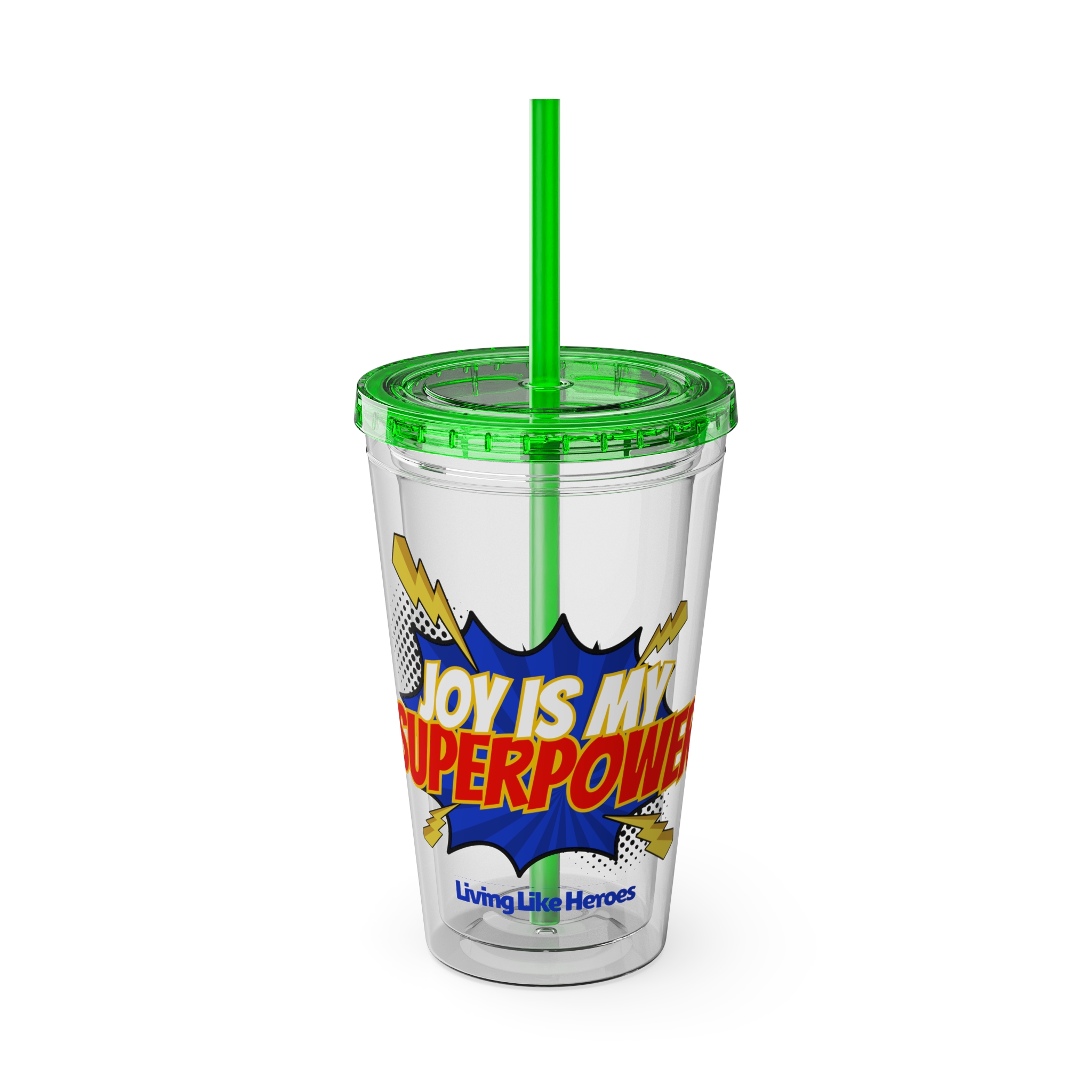 Joy Is My Superpower –Tumbler for Kids | Living Like Heroes - Image 21