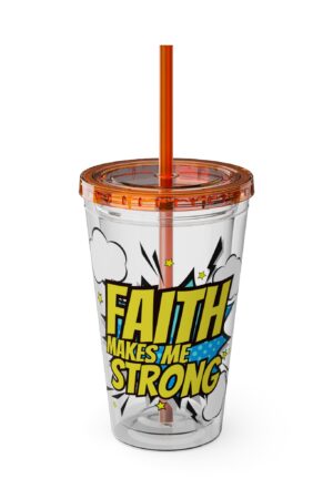 Faith Makes Me Strong – Christian Tumbler | Living Like Heroes