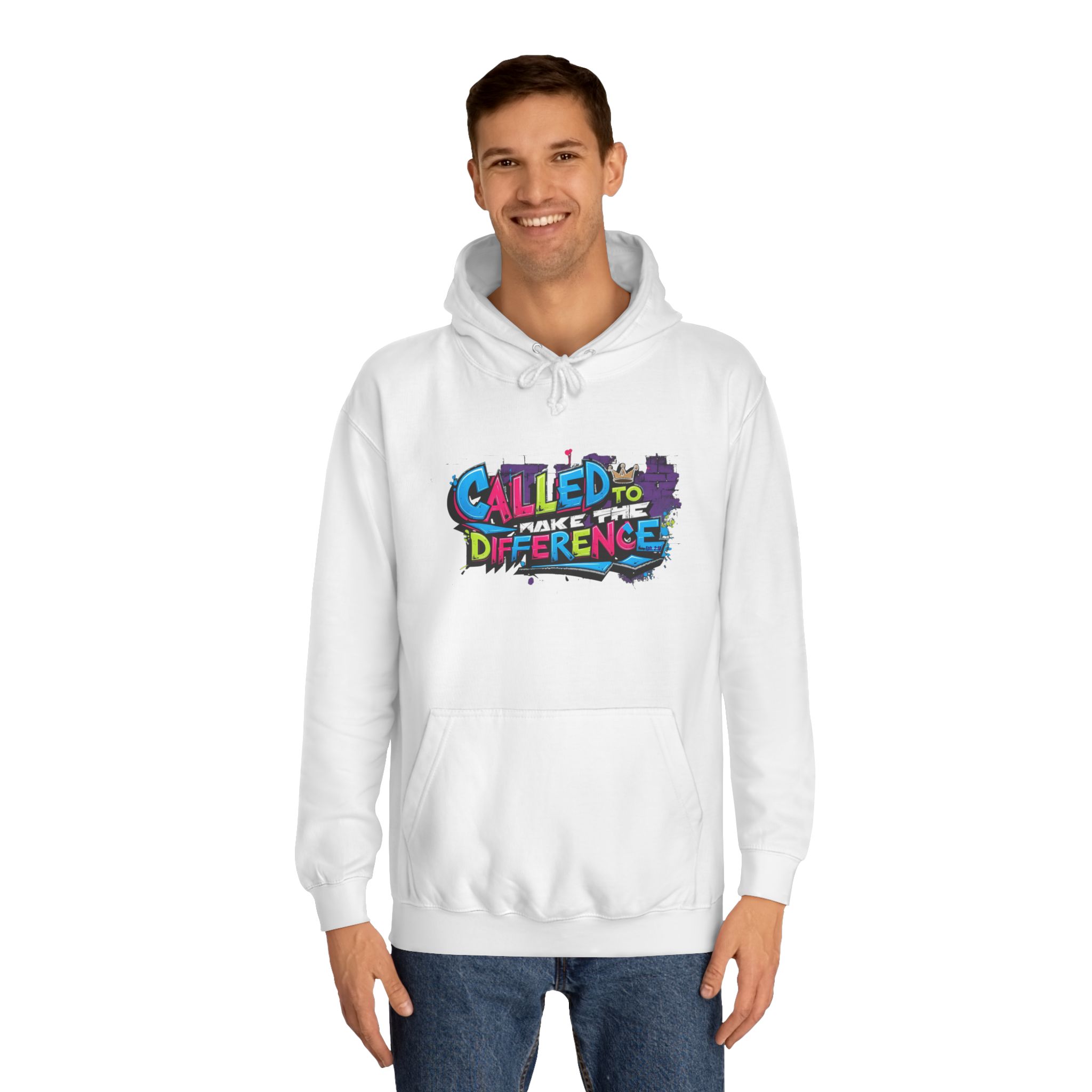 Unisex 'Called to Make a Difference' Hoodie – Bold Graffiti Style, 5 Colors - Image 7