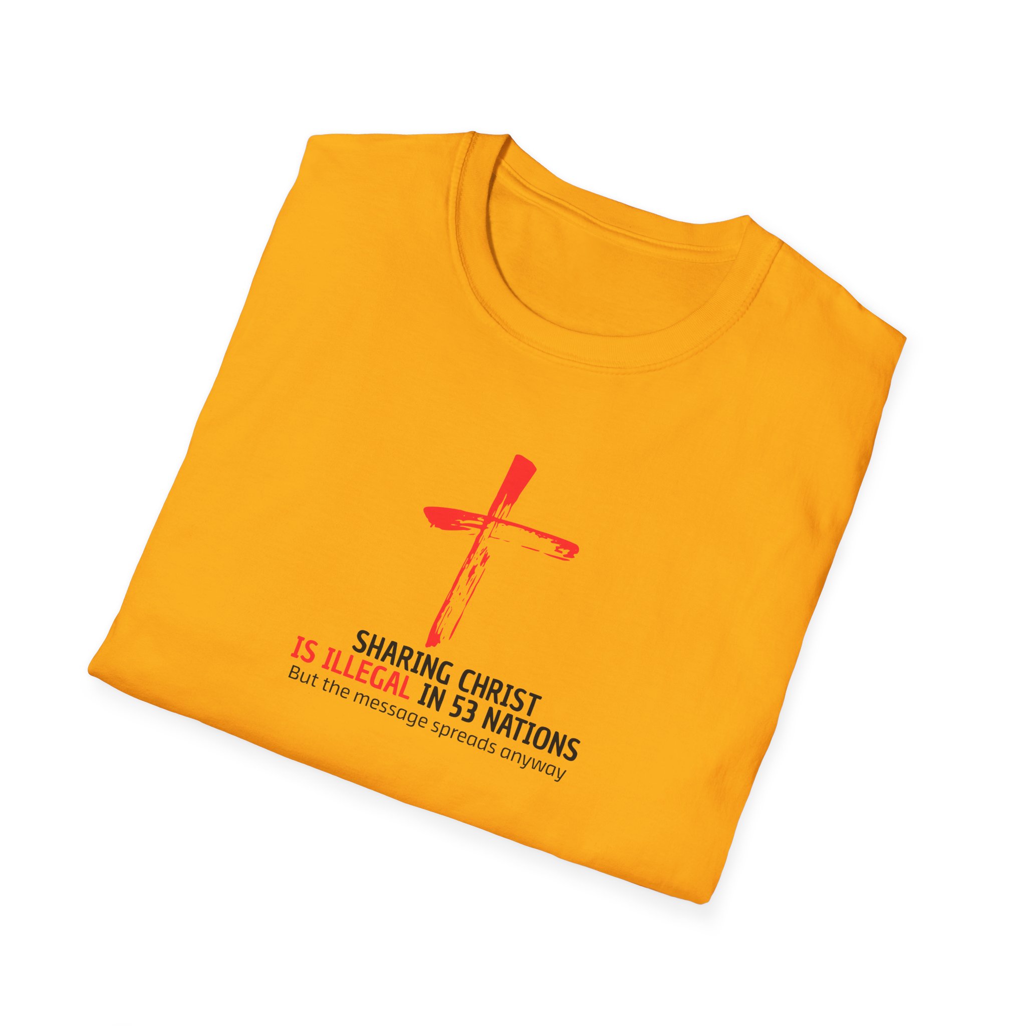 Unisex Christian T-Shirt – The Gospel Spreads in All 53 Restricted Nations - Image 20