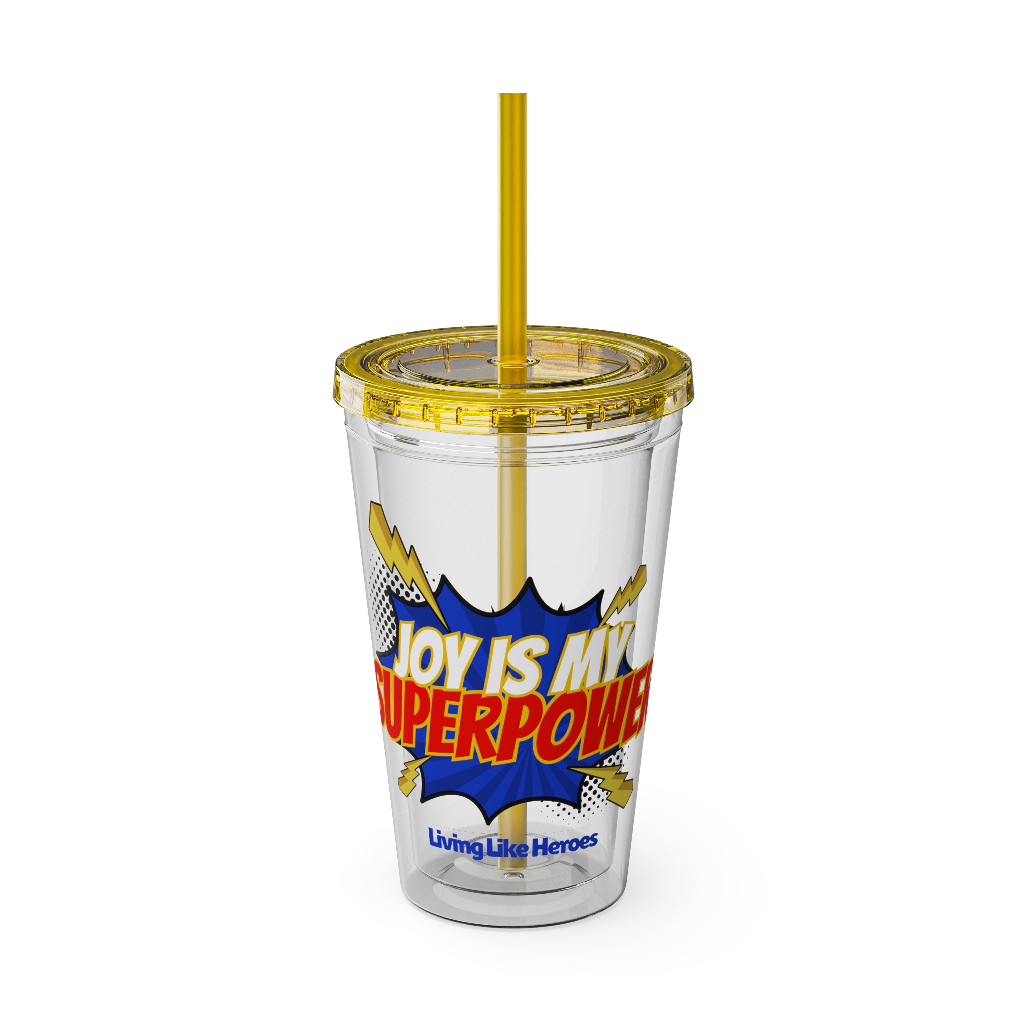 Joy Is My Superpower –Tumbler for Kids | Living Like Heroes - Image 17