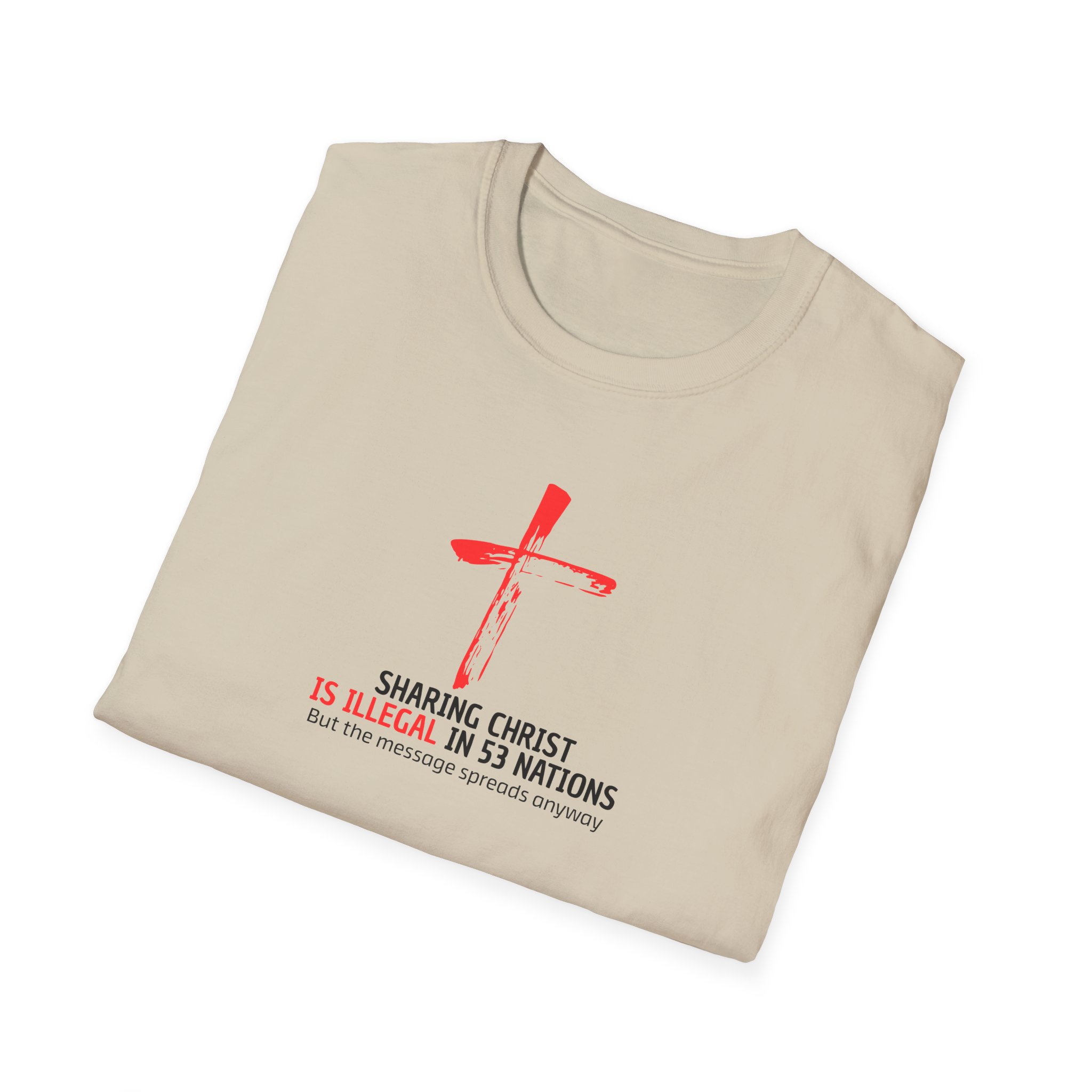 Unisex Christian T-Shirt – The Gospel Spreads in All 53 Restricted Nations - Image 12