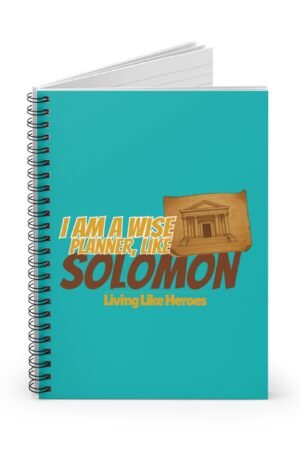 I’m a Wise Planner Like Solomon – Kids Spiral Notebook | Faith Journal