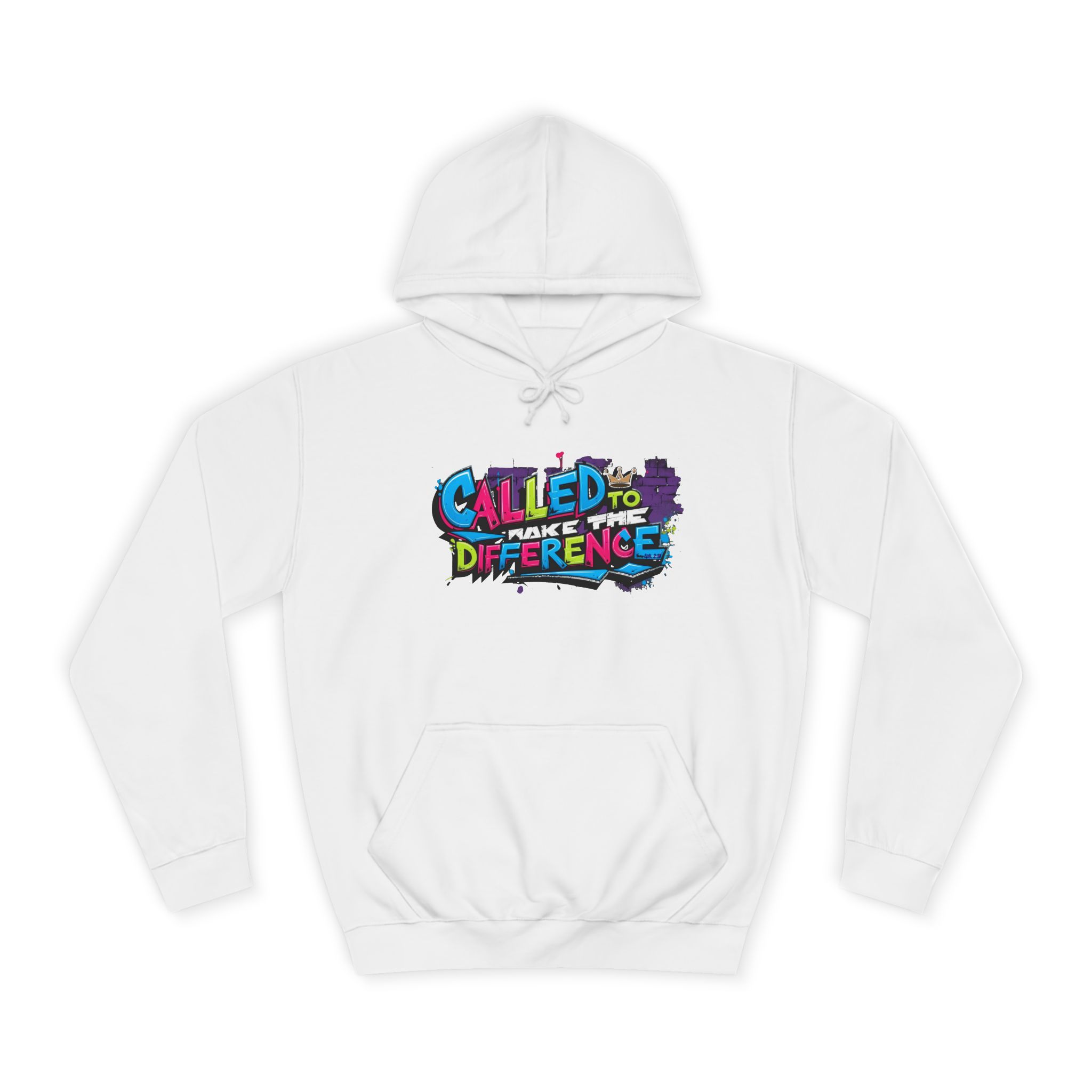Unisex 'Called to Make a Difference' Hoodie – Bold Graffiti Style, 5 Colors - Image 5