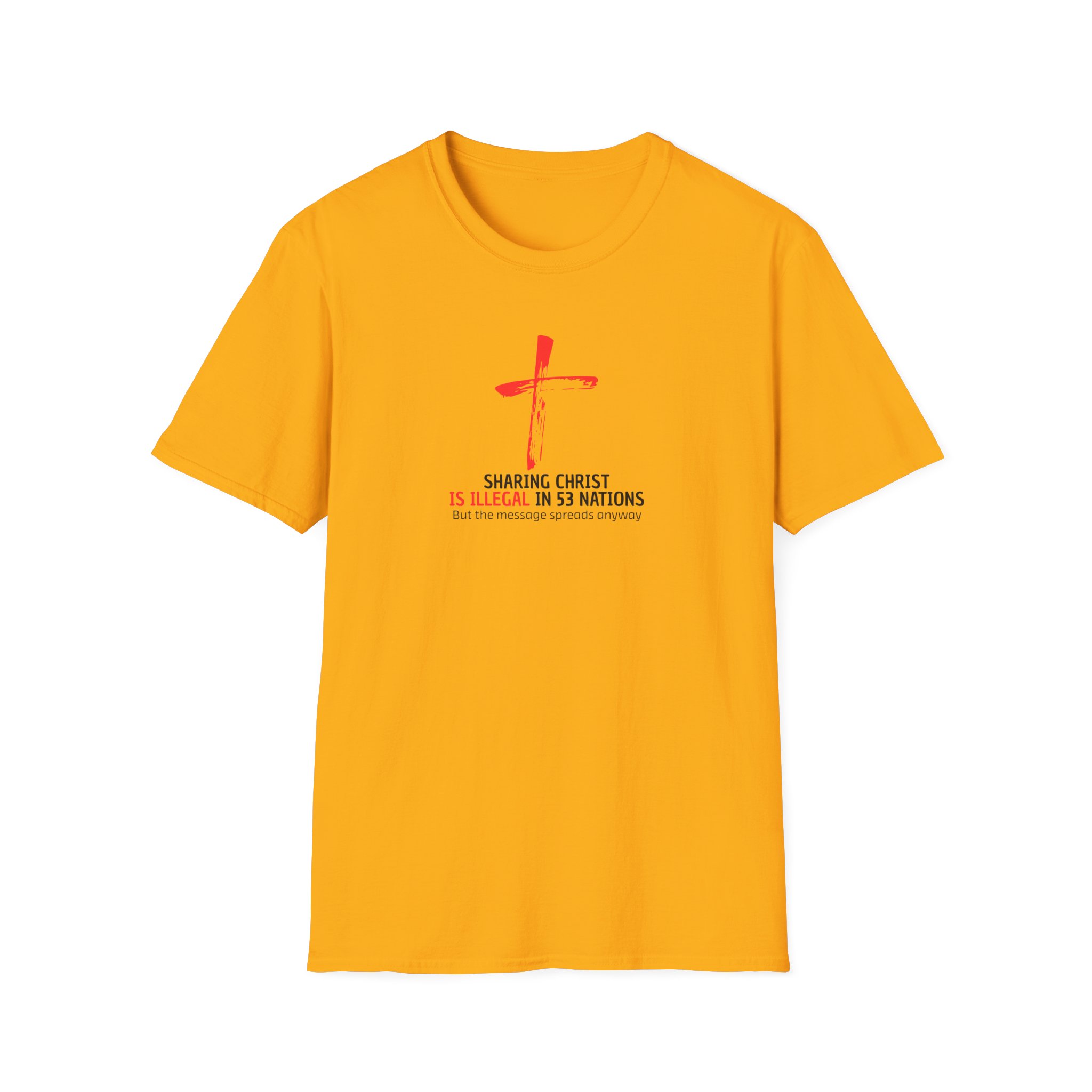 Unisex Christian T-Shirt – The Gospel Spreads in All 53 Restricted Nations - Image 17