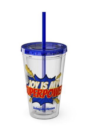 Joy Is My Superpower –Tumbler for Kids | Living Like Heroes