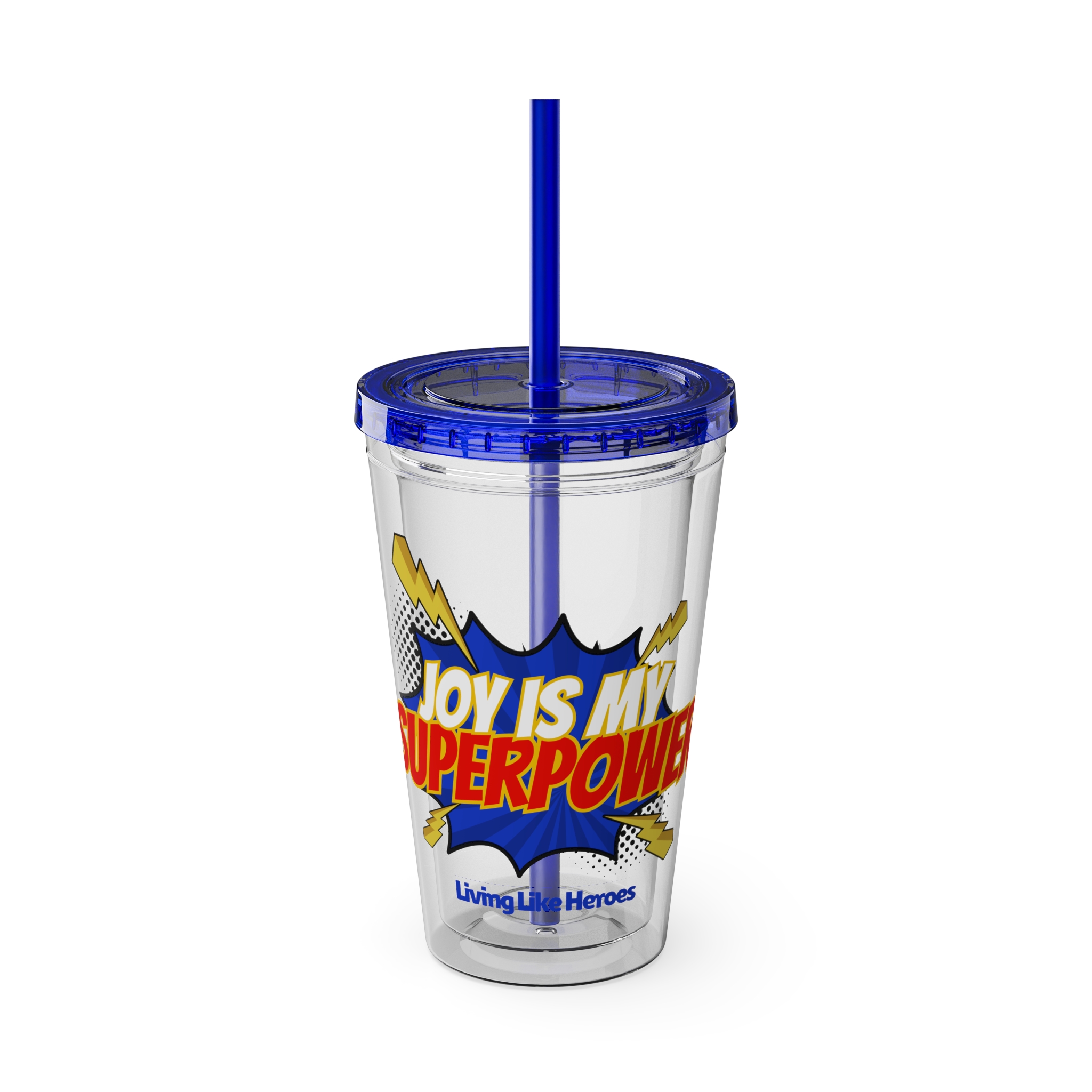 Joy Is My Superpower –Tumbler for Kids | Living Like Heroes