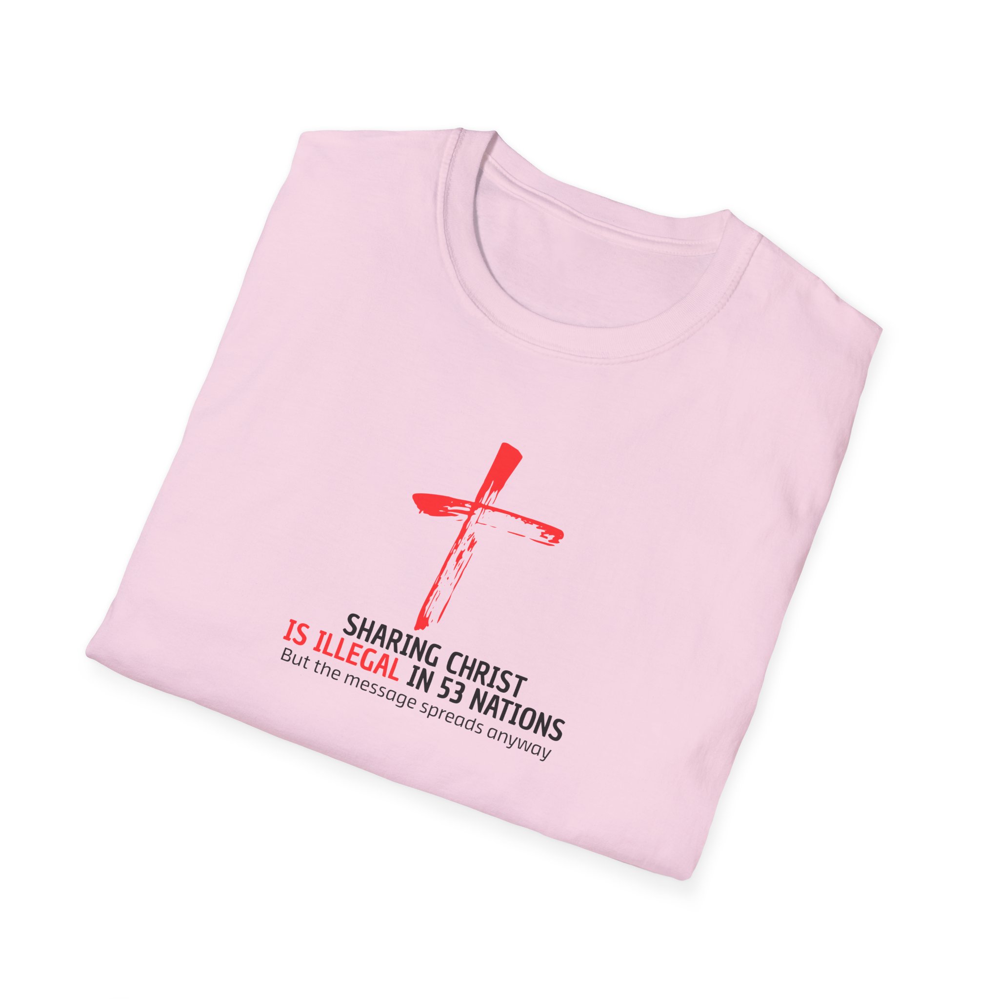 Unisex Christian T-Shirt – The Gospel Spreads in All 53 Restricted Nations - Image 44