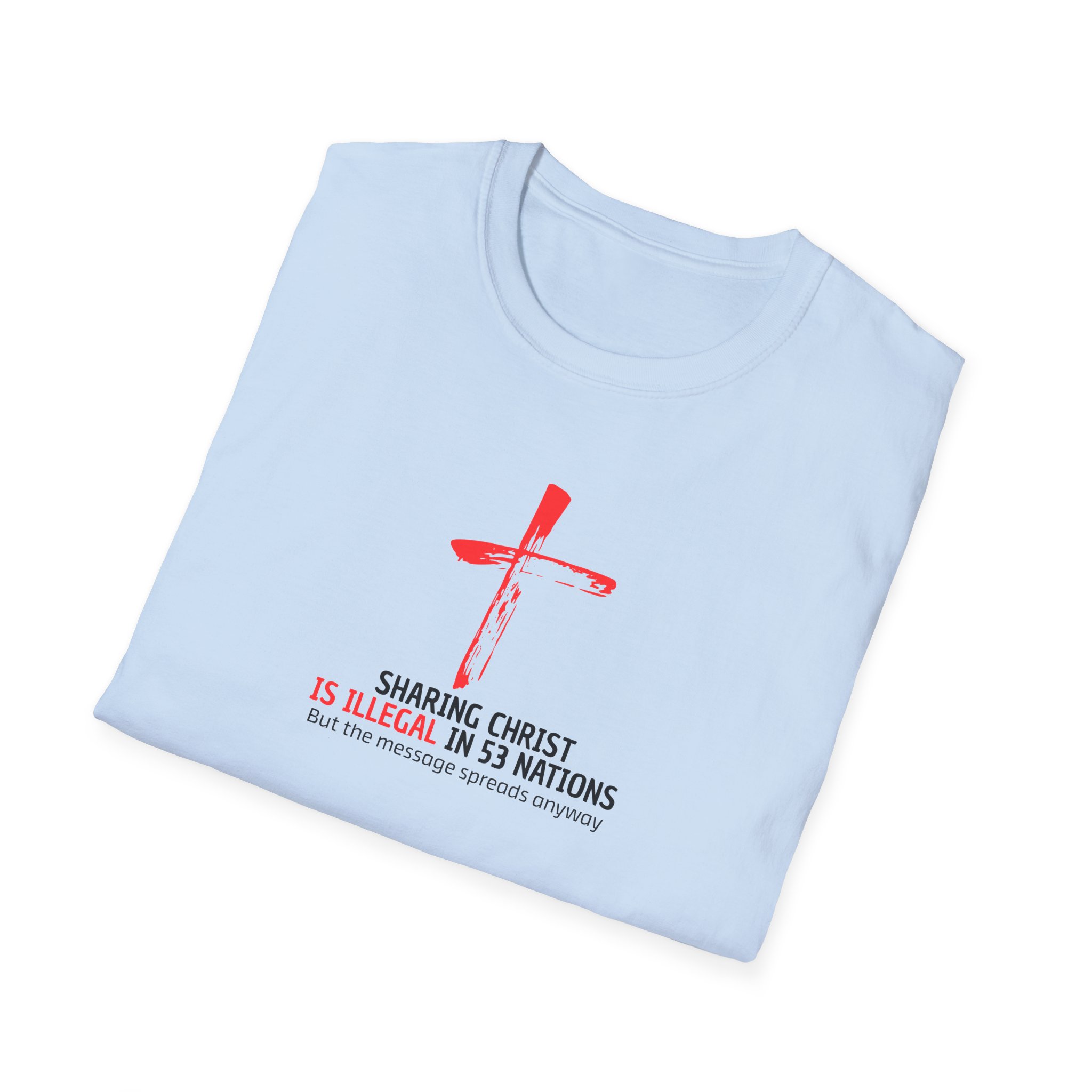 Unisex Christian T-Shirt – The Gospel Spreads in All 53 Restricted Nations - Image 40