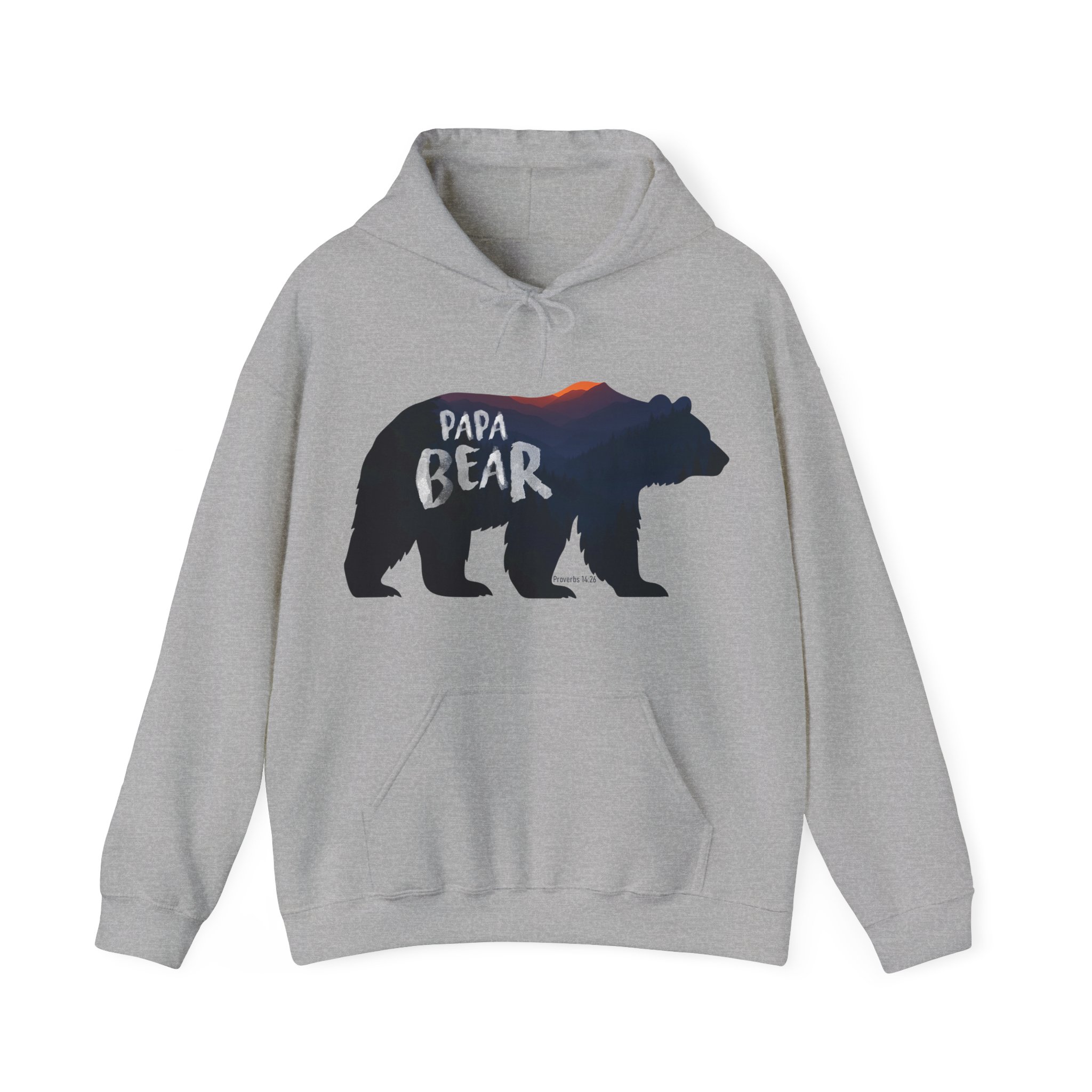 Papa Bear Christian Hoodie – Faith-Inspired Gift for Strong, Loving Dads - Image 16