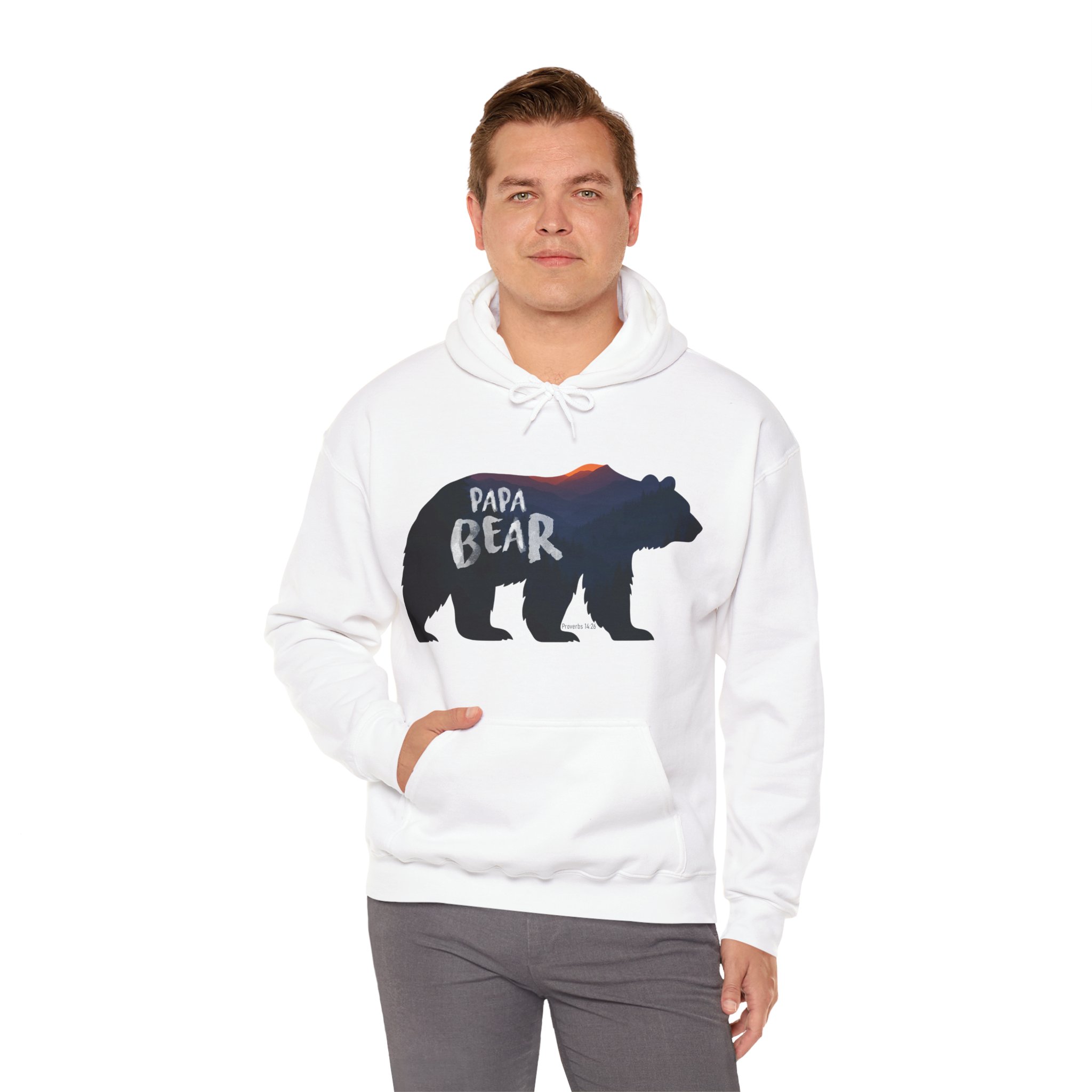 Papa Bear Christian Hoodie – Faith-Inspired Gift for Strong, Loving Dads - Image 10
