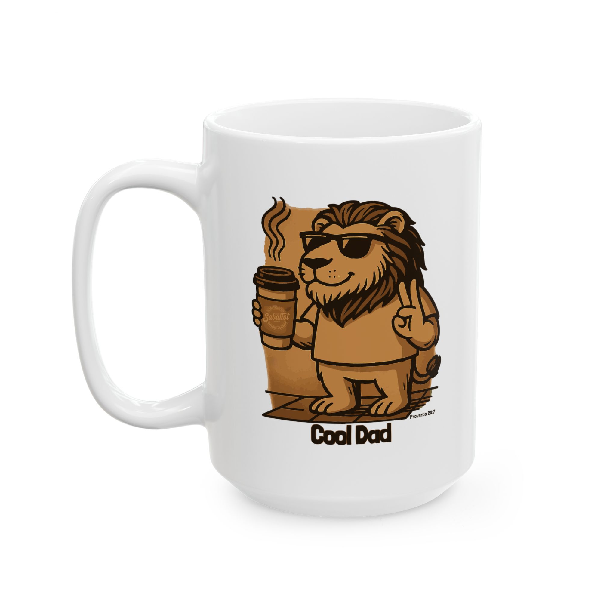 Cool Dad Christian Mug – Proverbs 20:7 Funny Gift for Faith-Filled Fathers - Image 8