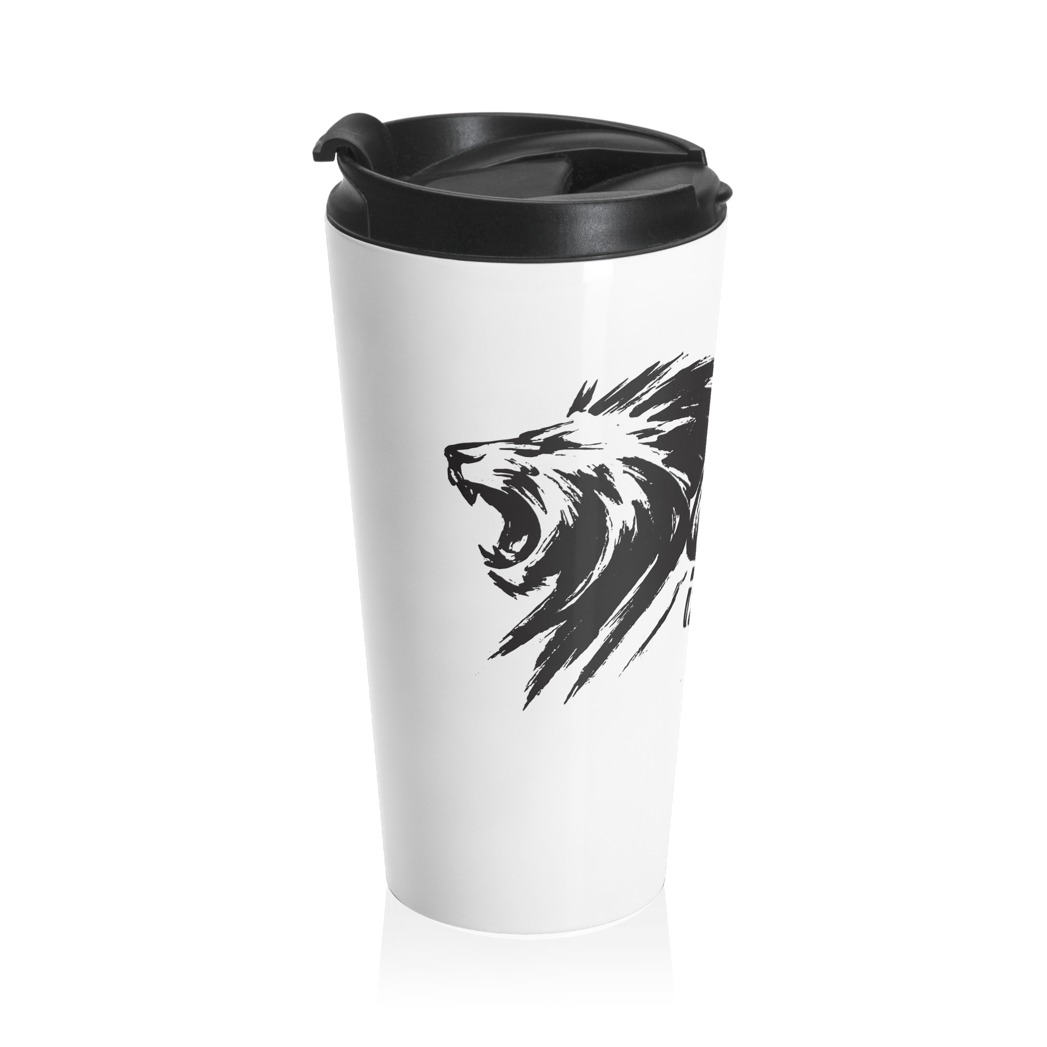 God Is With You – Christian Stainless Steel Travel Mug (15oz) - Image 3