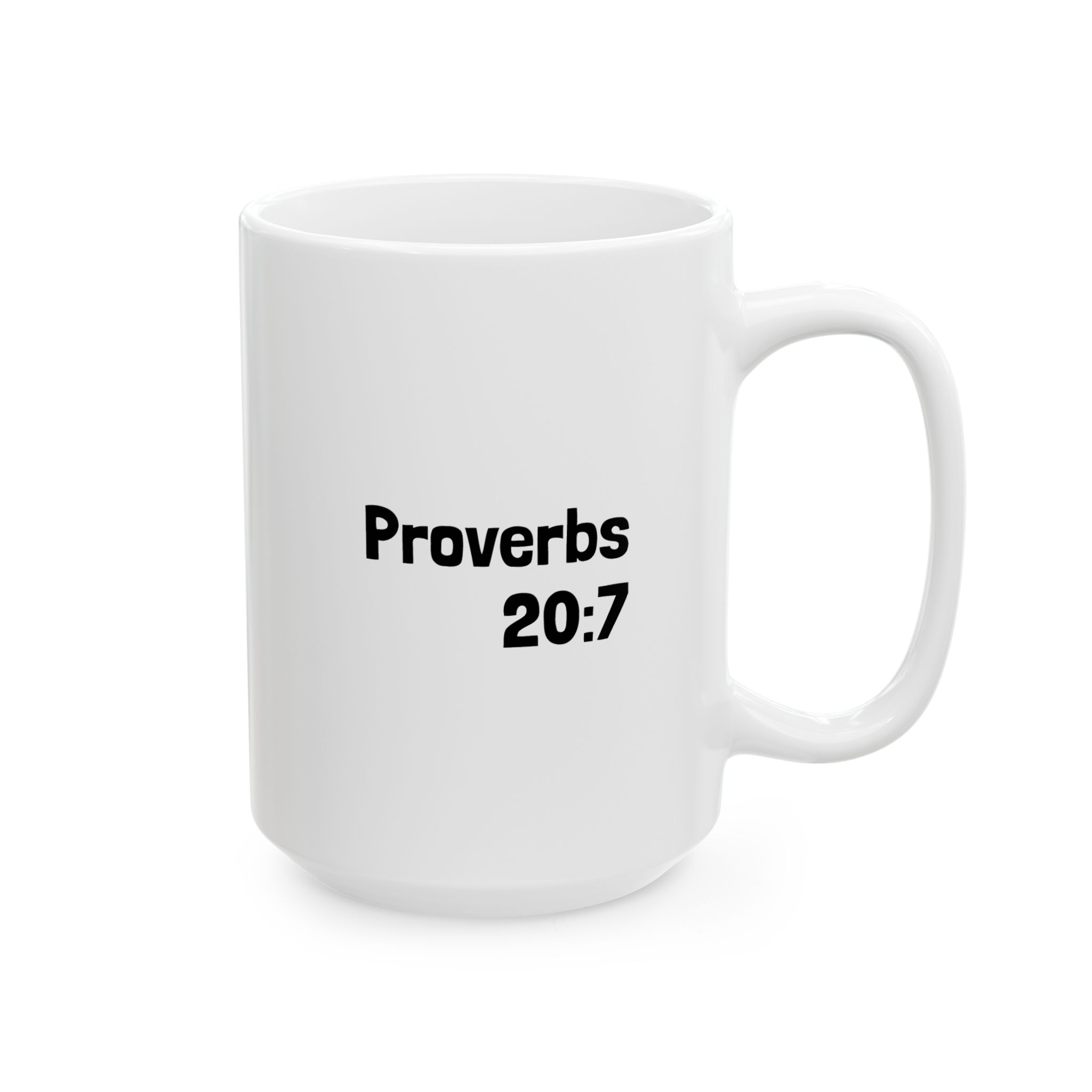 Cool Dad Christian Mug – Proverbs 20:7 Funny Gift for Faith-Filled Fathers - Image 9