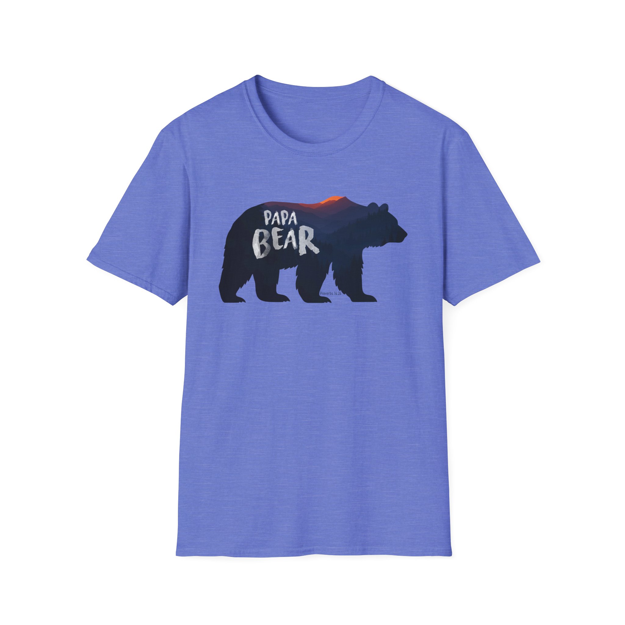 Papa Bear Mountain Tee – Strong Christian Dad Shirt for Father’s Day - Image 33