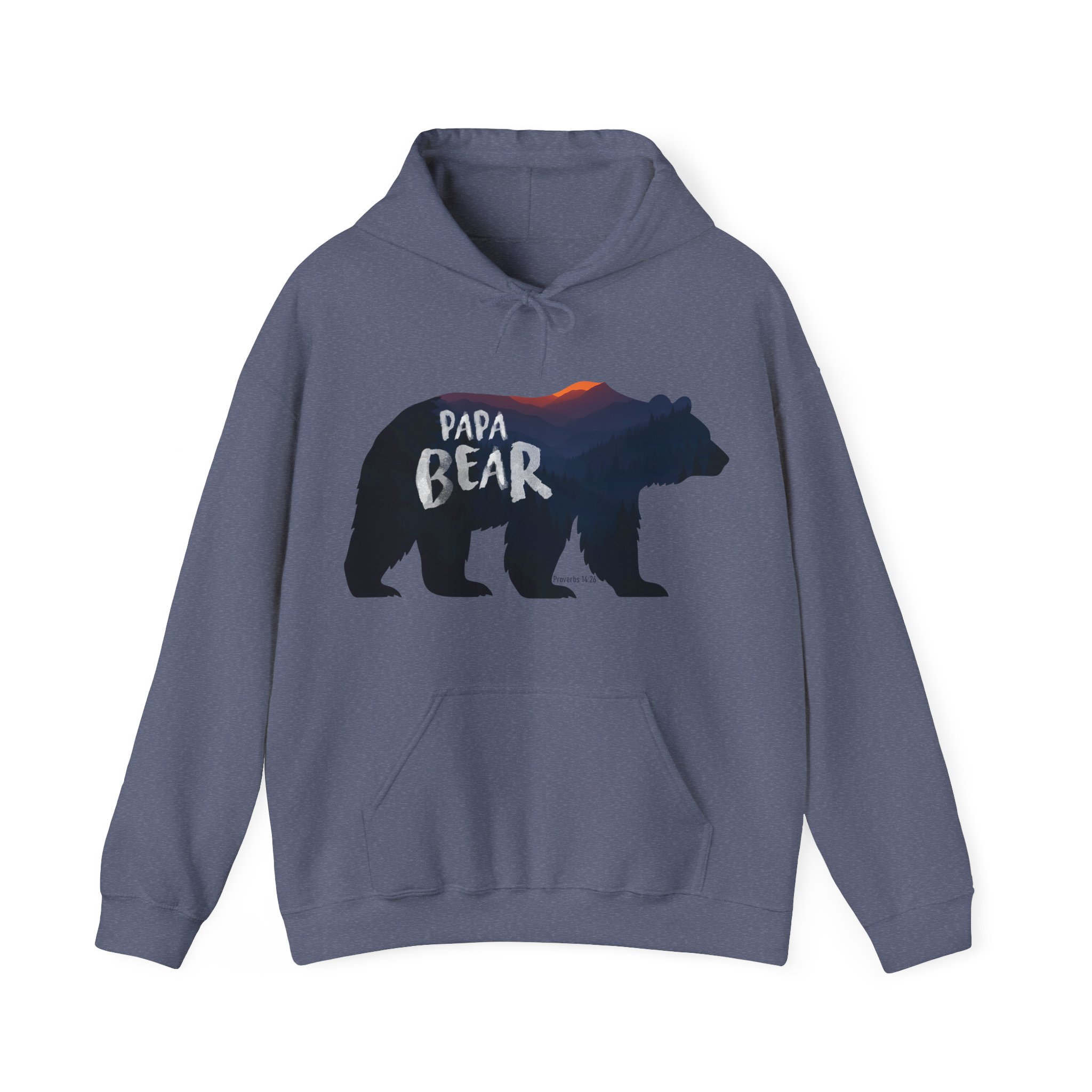 Papa Bear Christian Hoodie – Faith-Inspired Gift for Strong, Loving Dads - Image 36