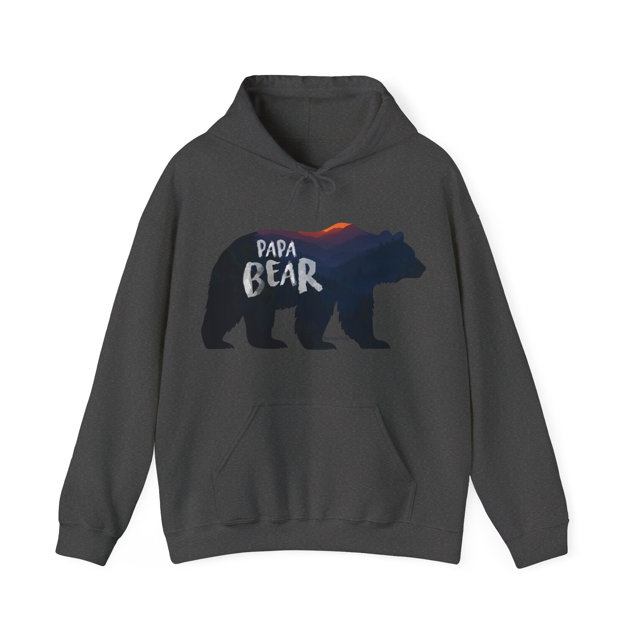 Papa Bear Christian Hoodie – Faith-Inspired Gift for Strong, Loving Dads - Image 24
