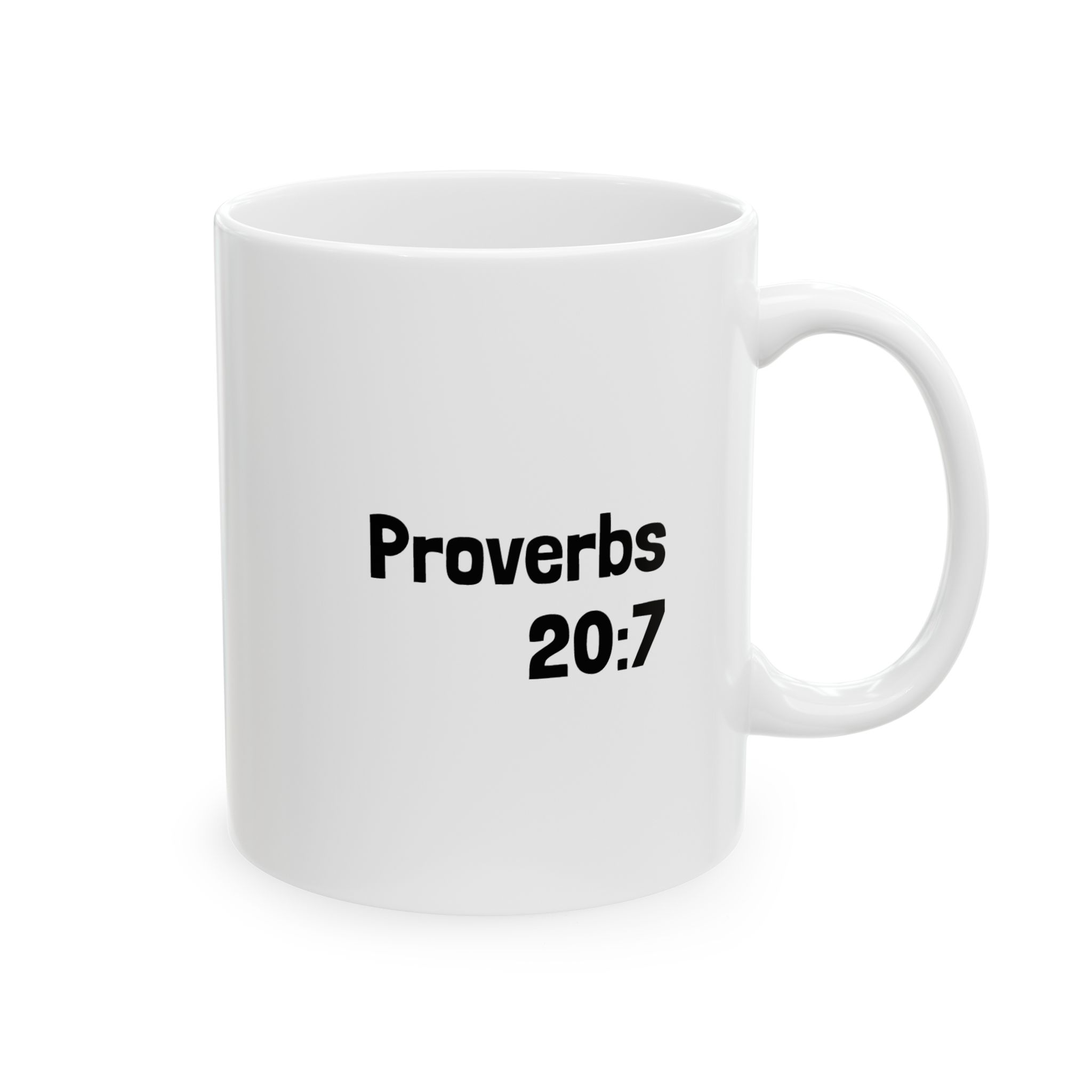 Cool Dad Christian Mug – Proverbs 20:7 Funny Gift for Faith-Filled Fathers - Image 5