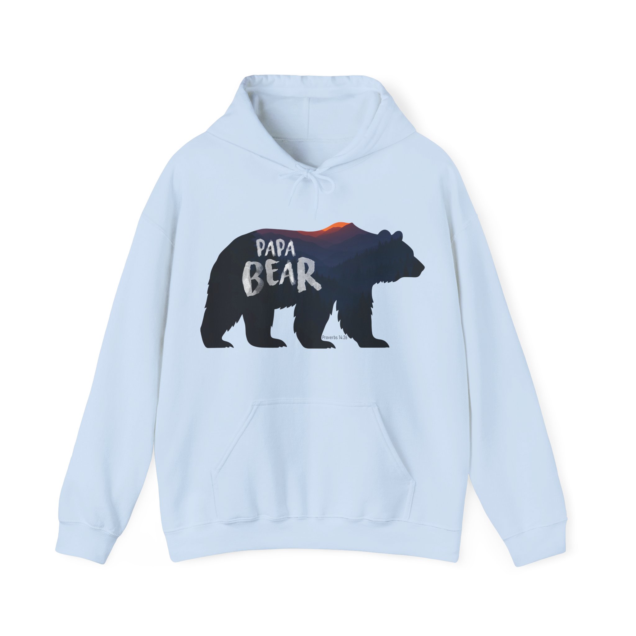 Papa Bear Christian Hoodie – Faith-Inspired Gift for Strong, Loving Dads - Image 28