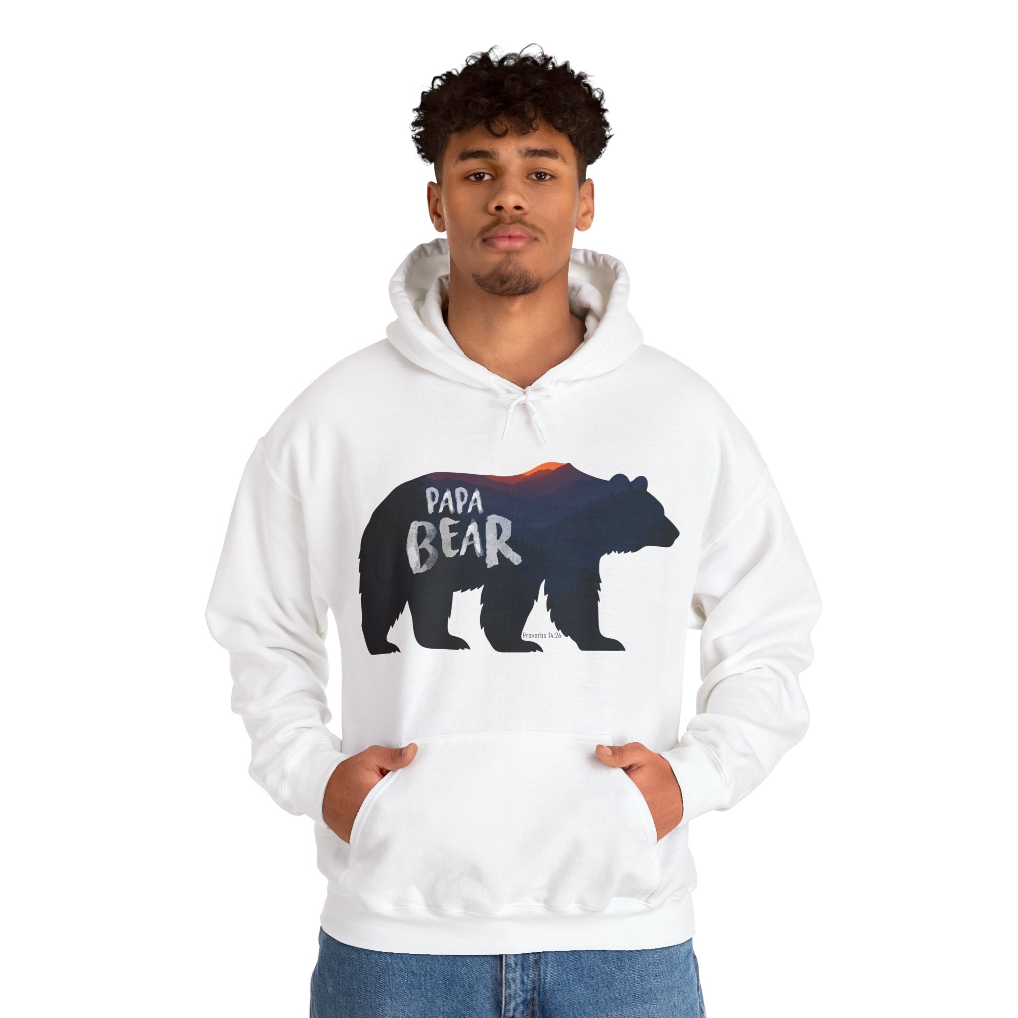 Papa Bear Christian Hoodie – Faith-Inspired Gift for Strong, Loving Dads - Image 9