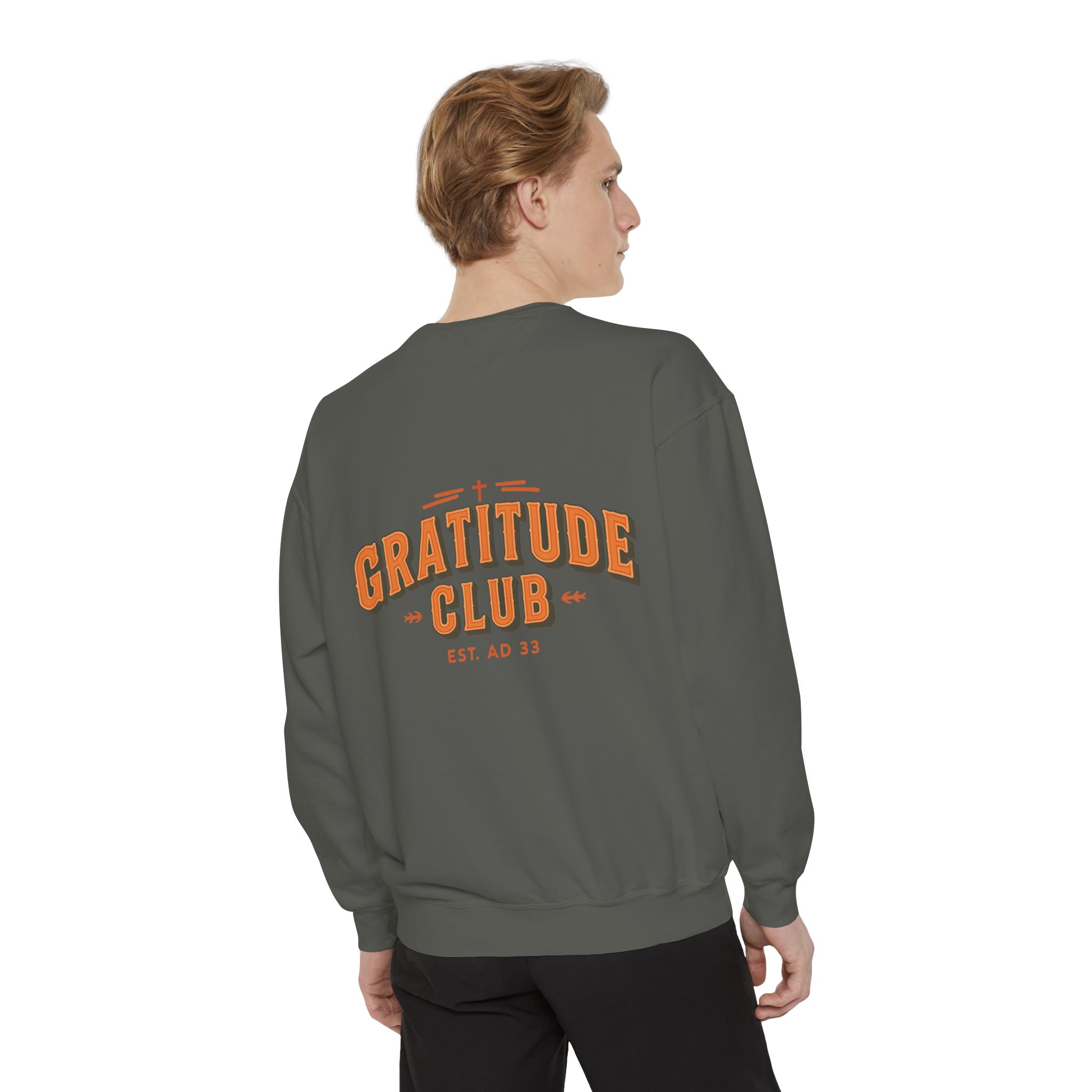 Gratitude Club Christian Sweatshirt – Faith-Inspired Fall Comfort - Image 9
