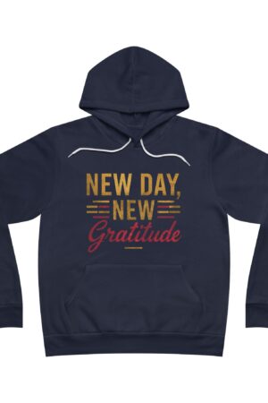 New Day, New Gratitude – Christian Unisex Fleece Hoodie