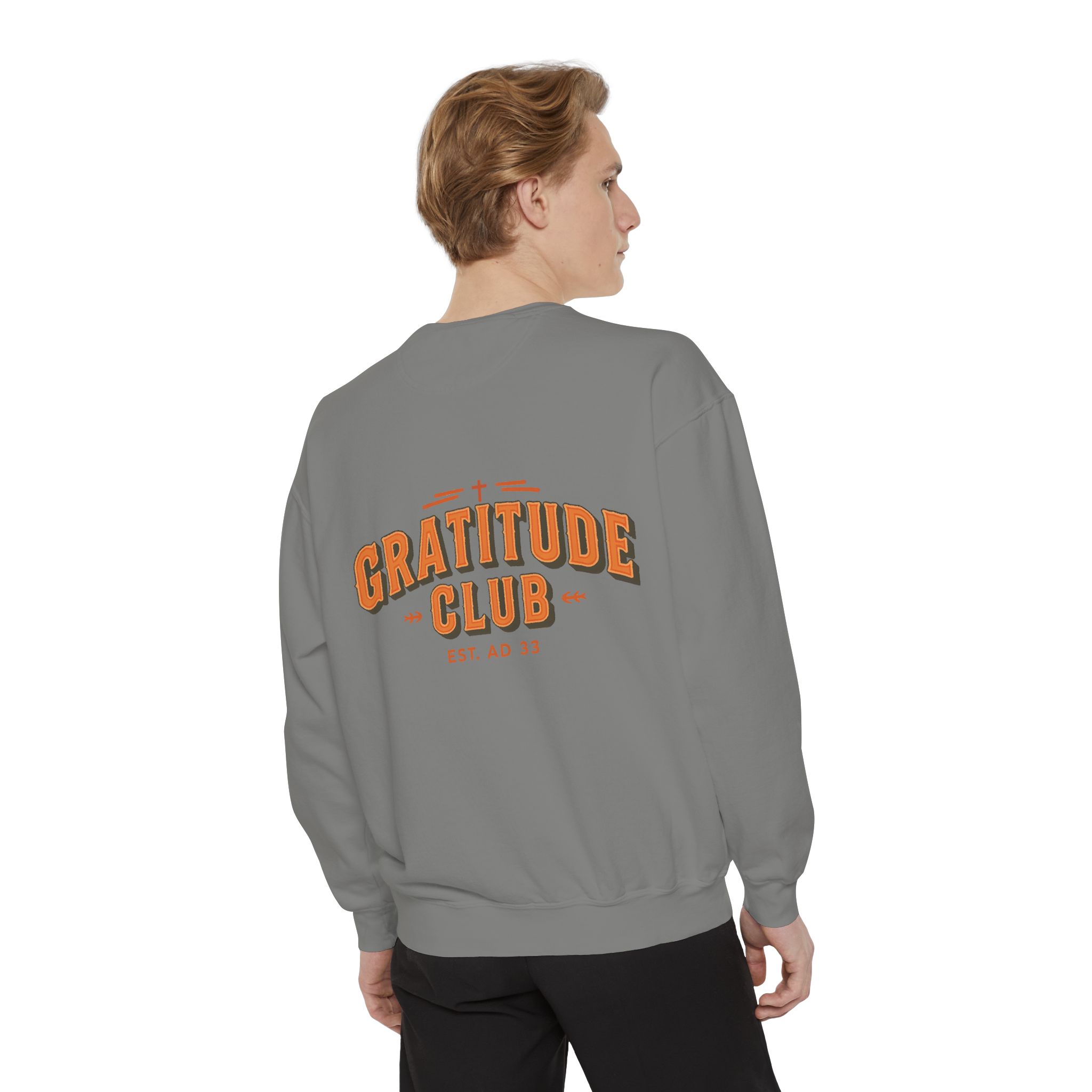 Gratitude Club Christian Sweatshirt – Faith-Inspired Fall Comfort - Image 13