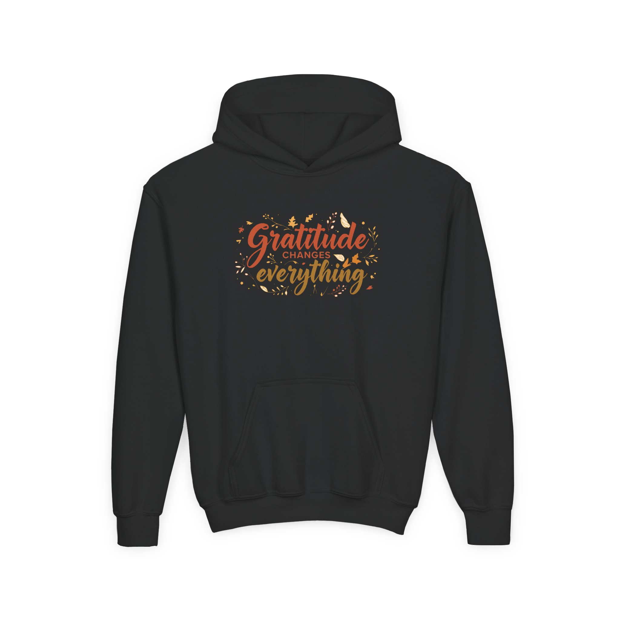 Gratitude Changes Everything – Youth Christian Hoodie - Image 6