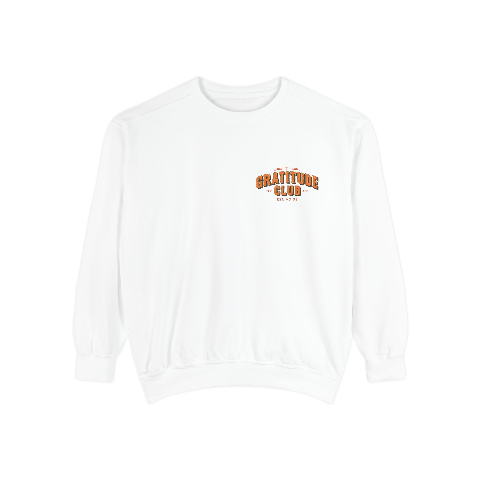 Gratitude Club Christian Sweatshirt – Faith-Inspired Fall Comfort